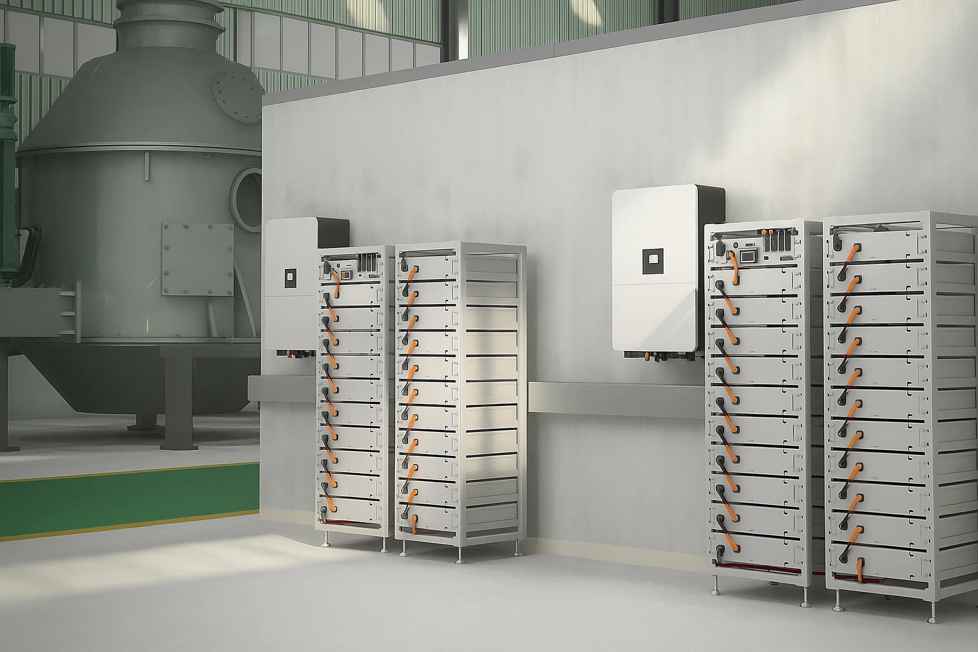 Alchemy BESS installation in industrial facility