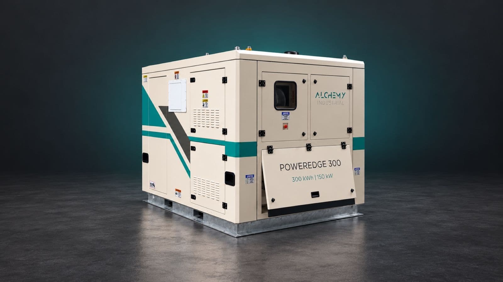 Alchemy Industrial PowerEdge 300 battery energy storage system