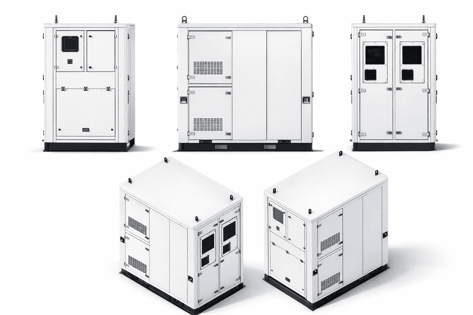 Alchemy PowerEdge 300-Series BESS System - Multiple Views