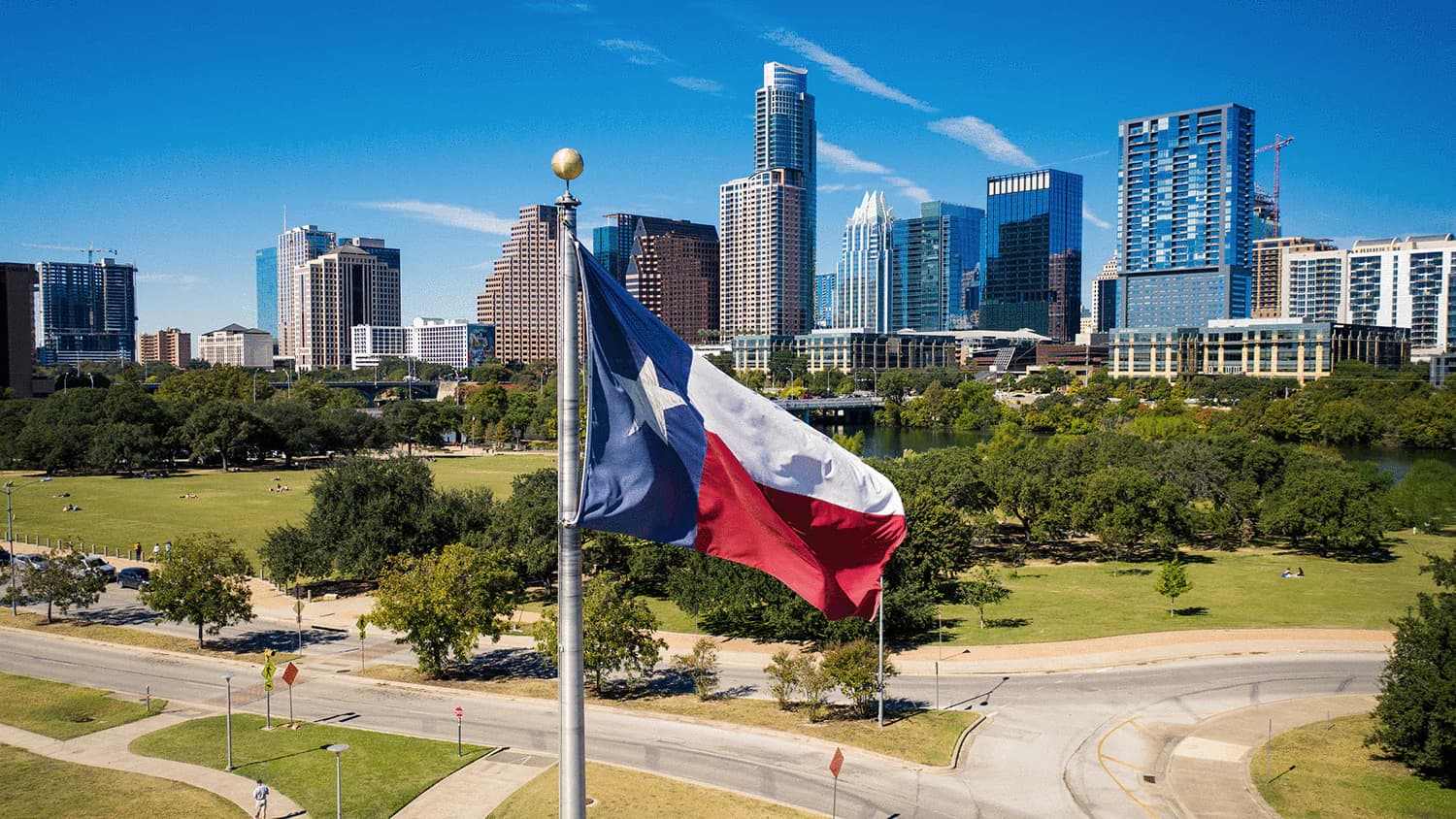 Texas flag representing Alchemy's Houston heritage